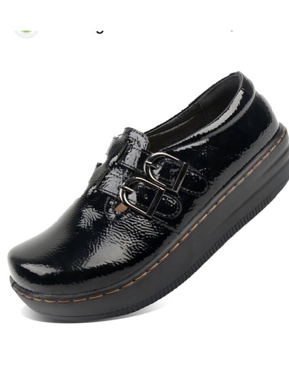 NEW Glolily Women’s 9.5 Emma II Comfort 2-Strap Clogs - Black Free Ship MSRP$122